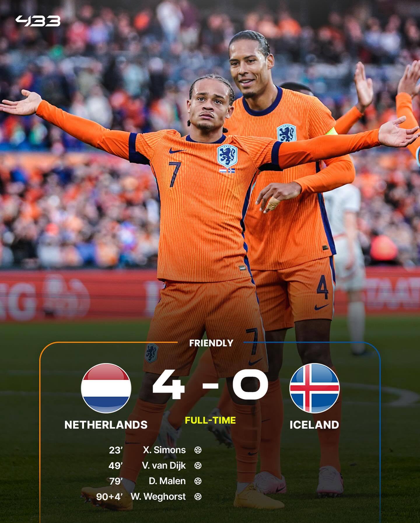 荷兰队在外国锦标赛中获得荣誉